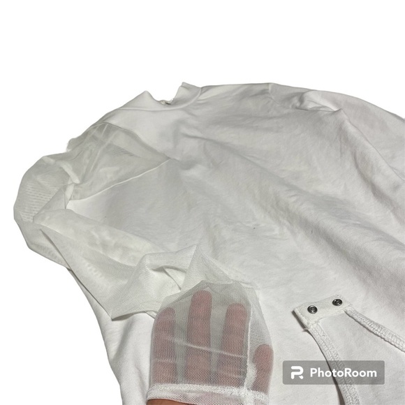 Women's long sleeve shirt/POPULAR 21/Size L/ color white - Picture 7 of 8